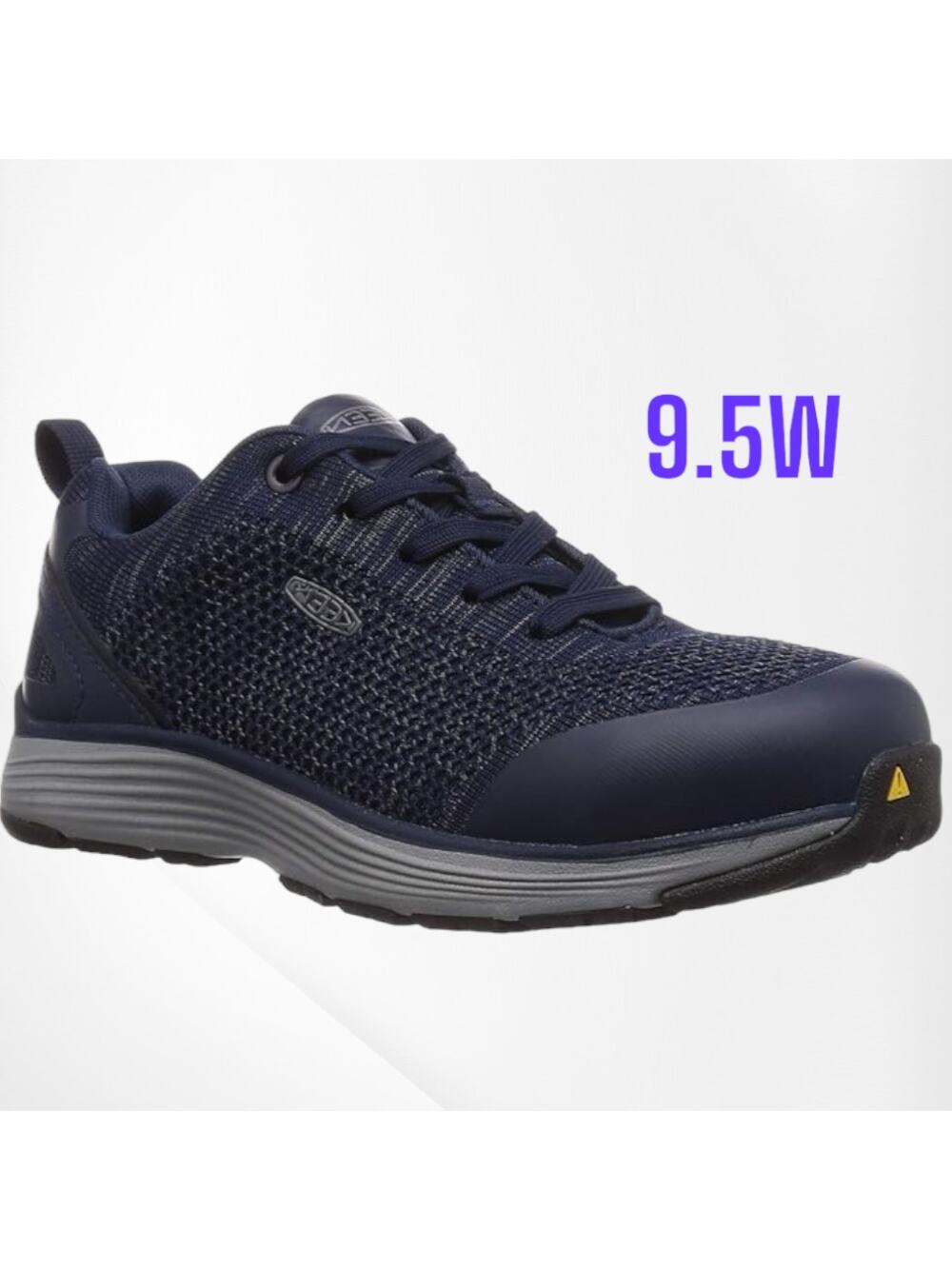 Keen Womens size 9.5W Sparta Blue Grey Alloy Toe Work Shoes ~ runs small